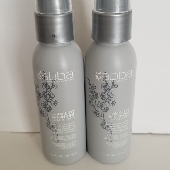 Abba All in One Leave in Spray Set of 2 ~  1.7 oz Travel Size - Picture 1 of 5